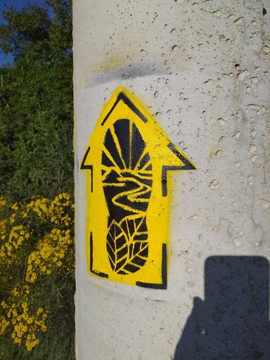 Pegada aplicada no trecho