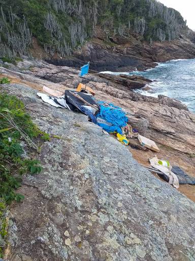 Acampamento de pescador