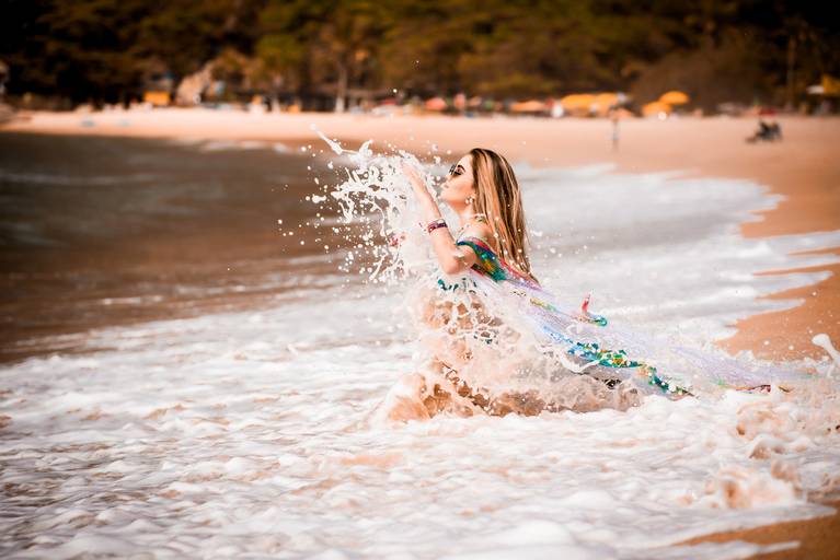 Ensaio externo de debutante em Grumari RJ