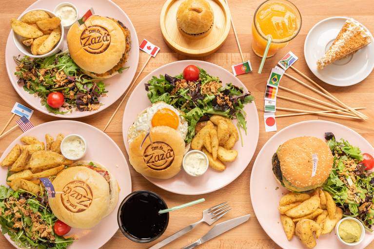 Fotografia profissional para hambúrguer