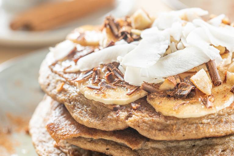 fotografia de panqueca da manhã photofood fotografia de comida, fotografia profissional