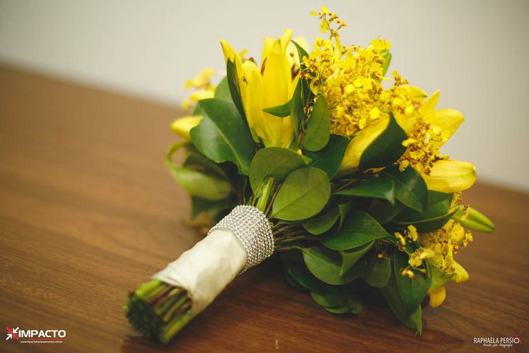 buque da noiva de orquidea