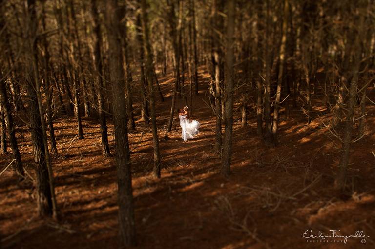 Sesión de novios después de su boda en Pinamar, Buenos Aires. Book de novios.