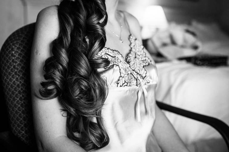 Hotel Howard Jhonson en Rosario. Novia en su make up. Preparativos antes de su casamiento en Rosario. La Delfina.