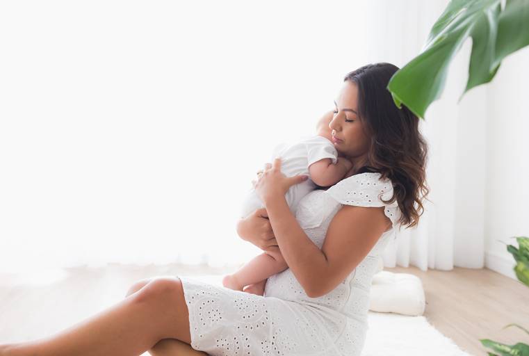 Ensaio Família no estúdio