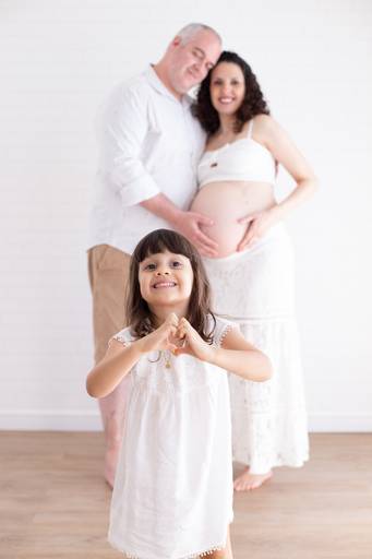 Ensaio Gestante no Estúdio