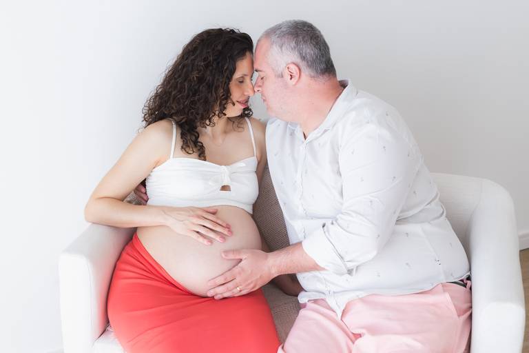 Ensaio Gestante no Estúdio