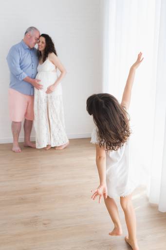 Ensaio Gestante no Estúdio