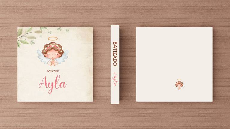 Álbum de fotos batizado