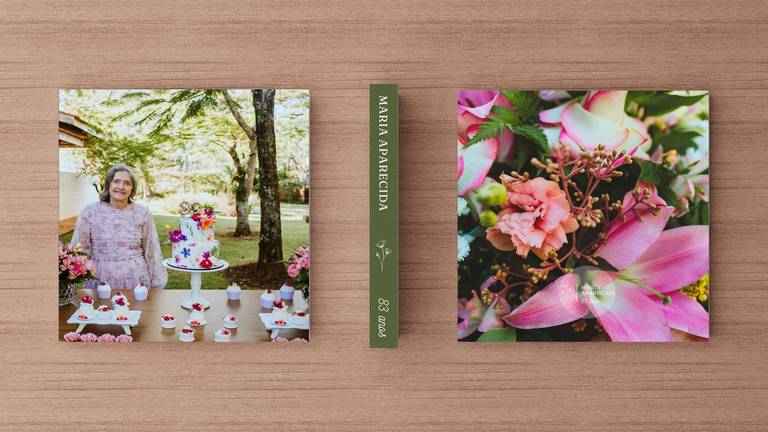 Álbum de fotos aniversário 80 anos