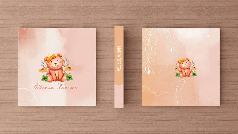 Álbum de fotos batizado