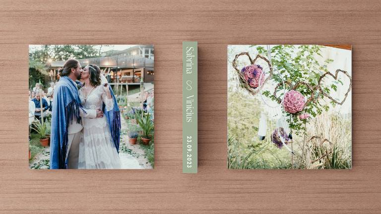 Álbum de fotos casamento