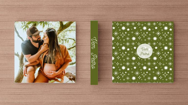 Álbum de fotos ensaio gestante