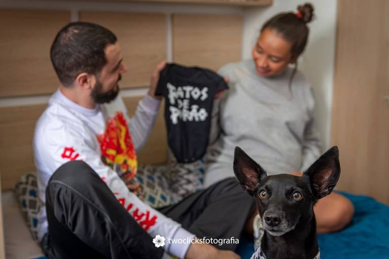 Fotografia de pets no lar