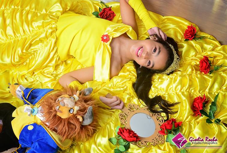 Book infantil bela e a fera 