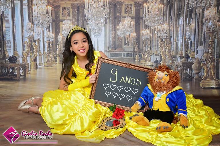 Book infantil bela e a fera 