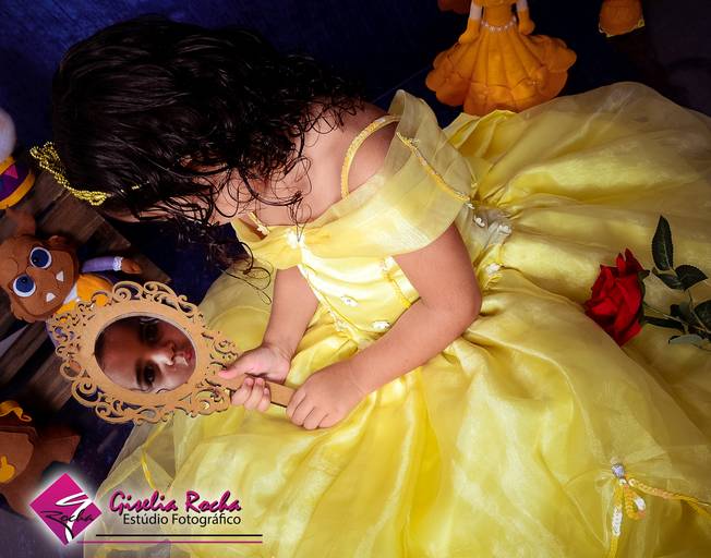 Book infantil bela e a fera 