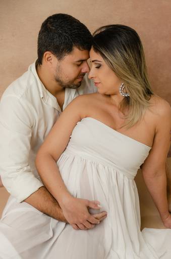 Ensaio de gestante em estúdio no Rio de Janeiro Freguesia RJ