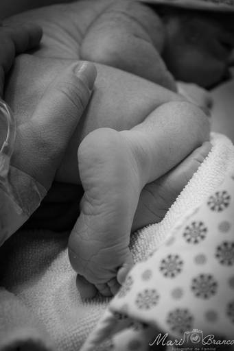 Fotografia de parto normal em Maternidade Santa Lucia Botafogo RJ