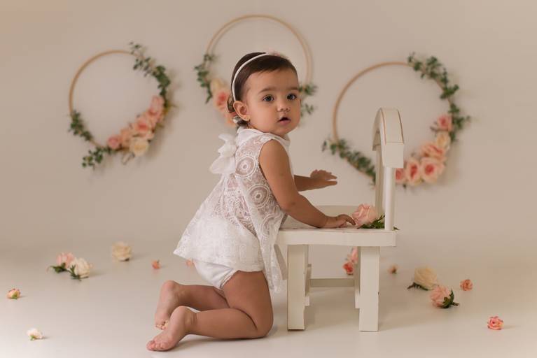 Fotografia de Acompanhamento do bebê com 3, 6 9, 12 meses