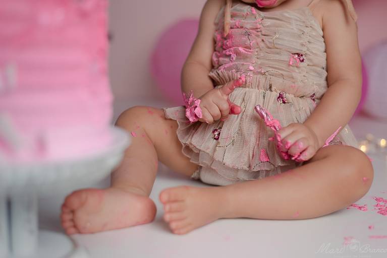 Sessão fotográfica 1 aninho smash the cake menina estúdio Freguesia Jacarepagua Rio de Janeiro