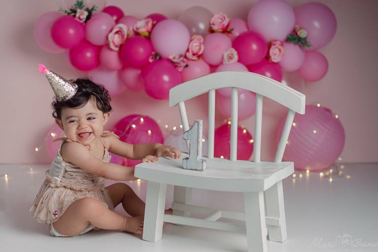 Sessão fotográfica 1 aninho menina estúdio Freguesia Jacarepagua Rio de Janeiro