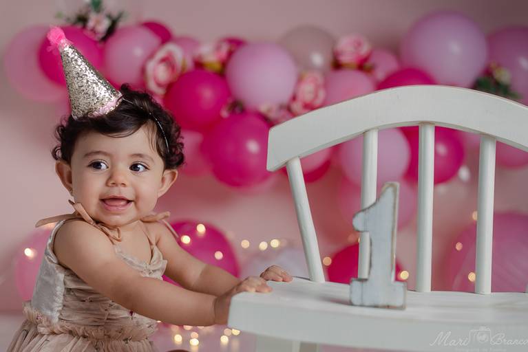 Sessão fotográfica 1 aninho cake smash menina estúdio Freguesia Jacarepagua Rio de Janeiro