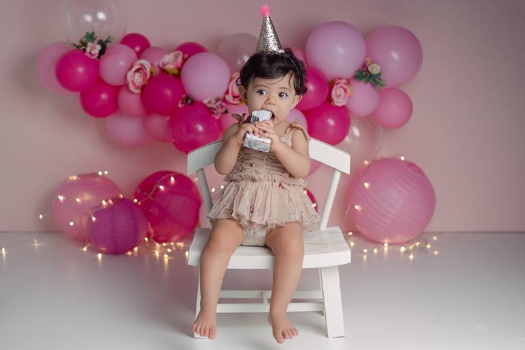 Sessão fotográfica 1 aninho menina estúdio Freguesia Jacarepagua Rio de Janeiro