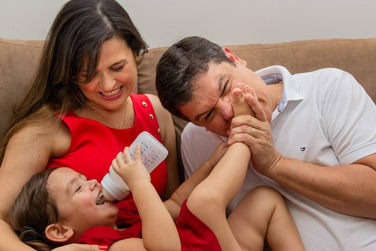 Ensaio de Natal em família por Cristiane Libardi Fotografia- São José do Rio Preto - SP 