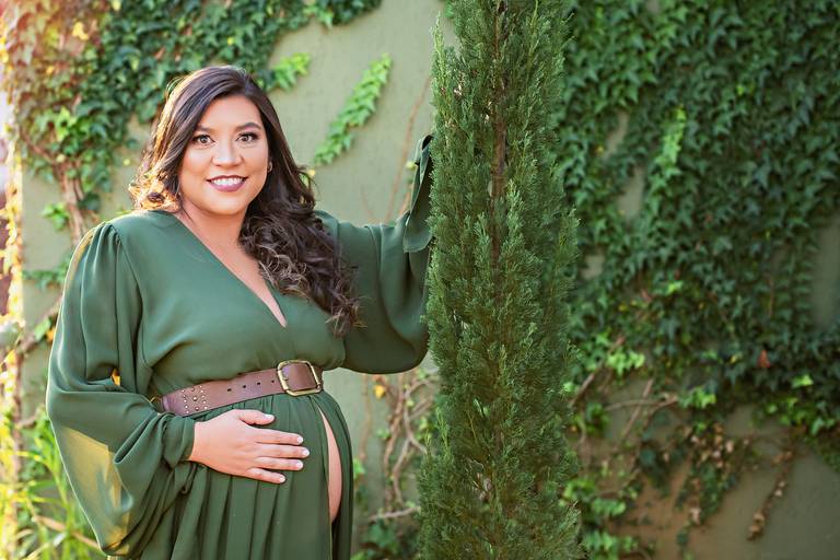 Fotografia de gestante externa