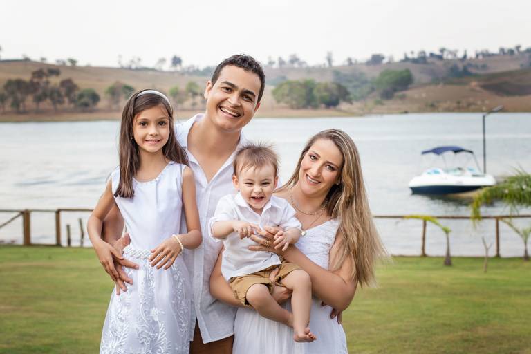 Sessão Fotográfica de família externa. 