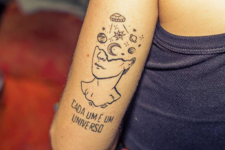 Foto de tatuagem show no Casarão do Rock em Santa Helena