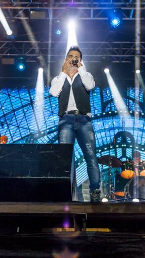 Foto do Show do Zezé di Camargo e Luciano na Expo Santa Helena 2018