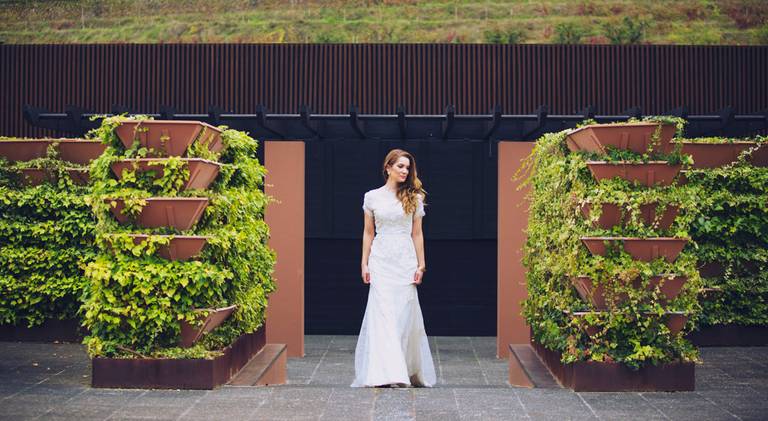 fotografia de noiva no Six Senses Hotel