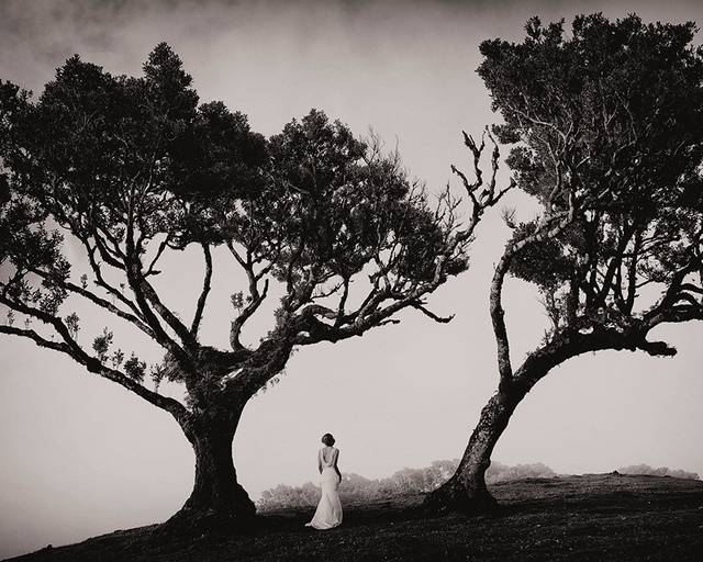fotografia da noiva na Madeira Portugal