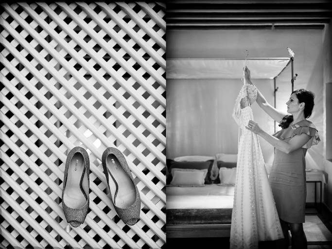 preparação da noiva casamento em Espanha