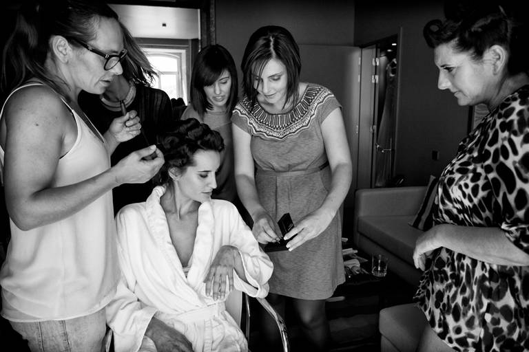 preparação da noiva