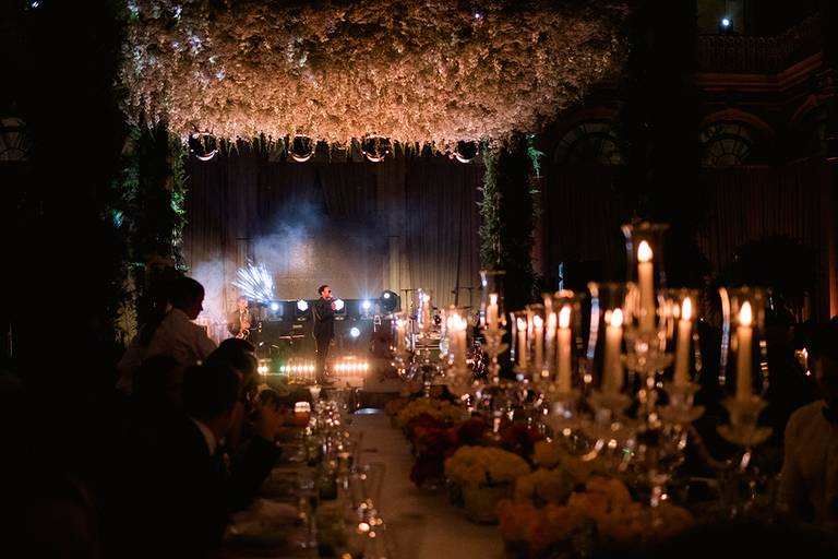 festa de casamento luxuosa