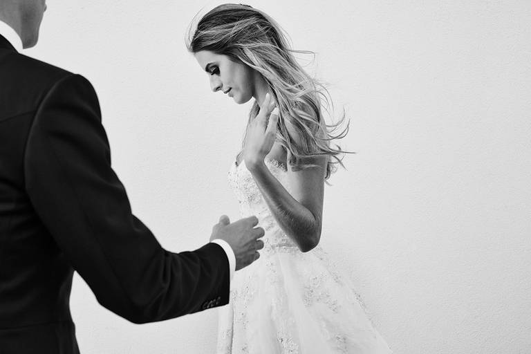 fotografia da noiva em movimento