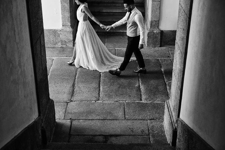 sessão dos noivos no Palácio do Freixo no Porto