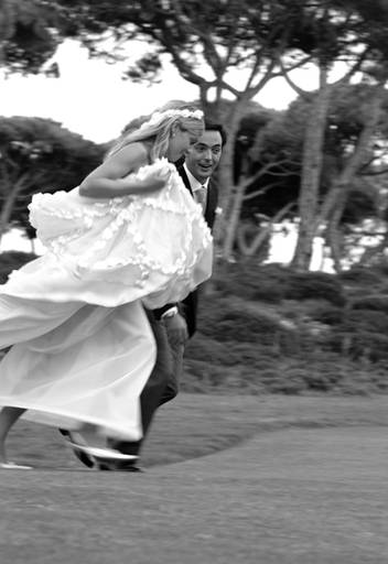 sessão de noivos na Quinta da Marinha em Cascais