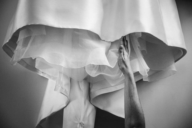 pormenores do vestido da noiva