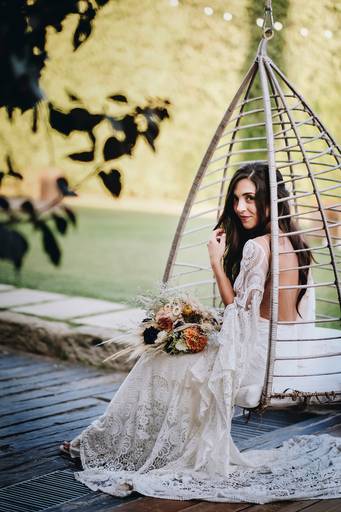 fotografia da noiva na Quinta do Avesso