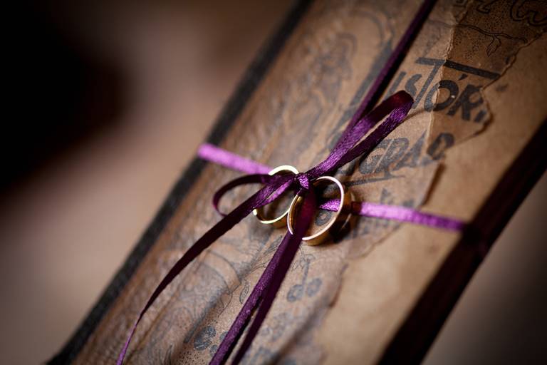 alianças dos noivos