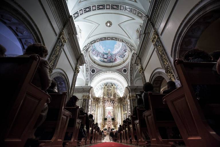 cerimónia de casamento na igreja