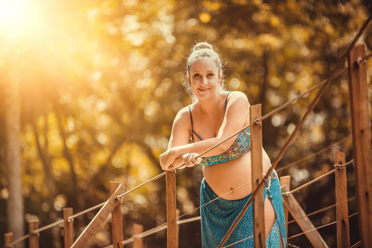 book de gestante em porto alegre e cachoeirinha gravida numa ponte