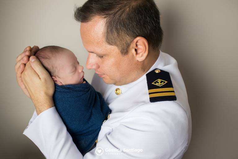 Foto com os pais - Newborn - RJ