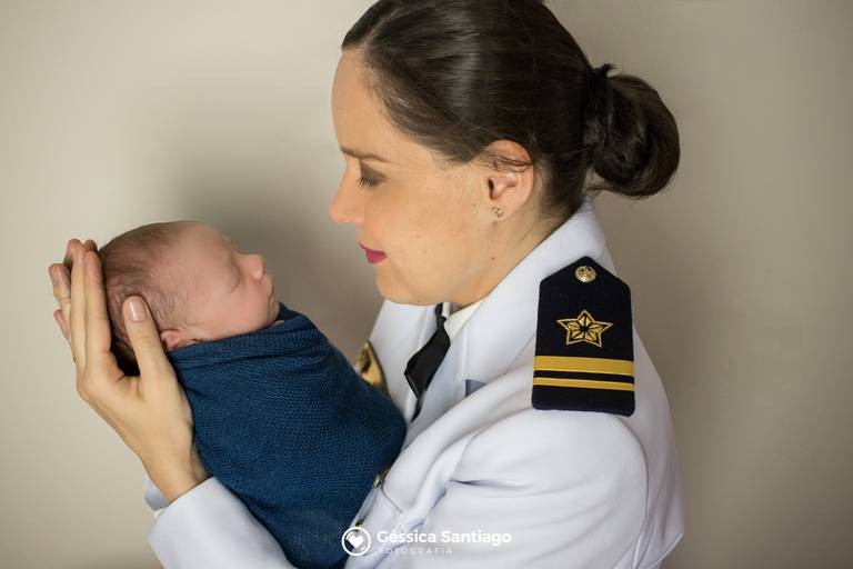 Foto com os pais - Newborn - RJ