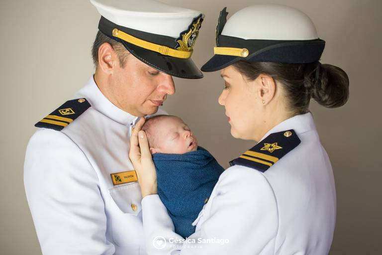 Foto com os pais - Newborn - RJ