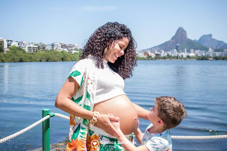 Ensaio Gestante - Lagoa